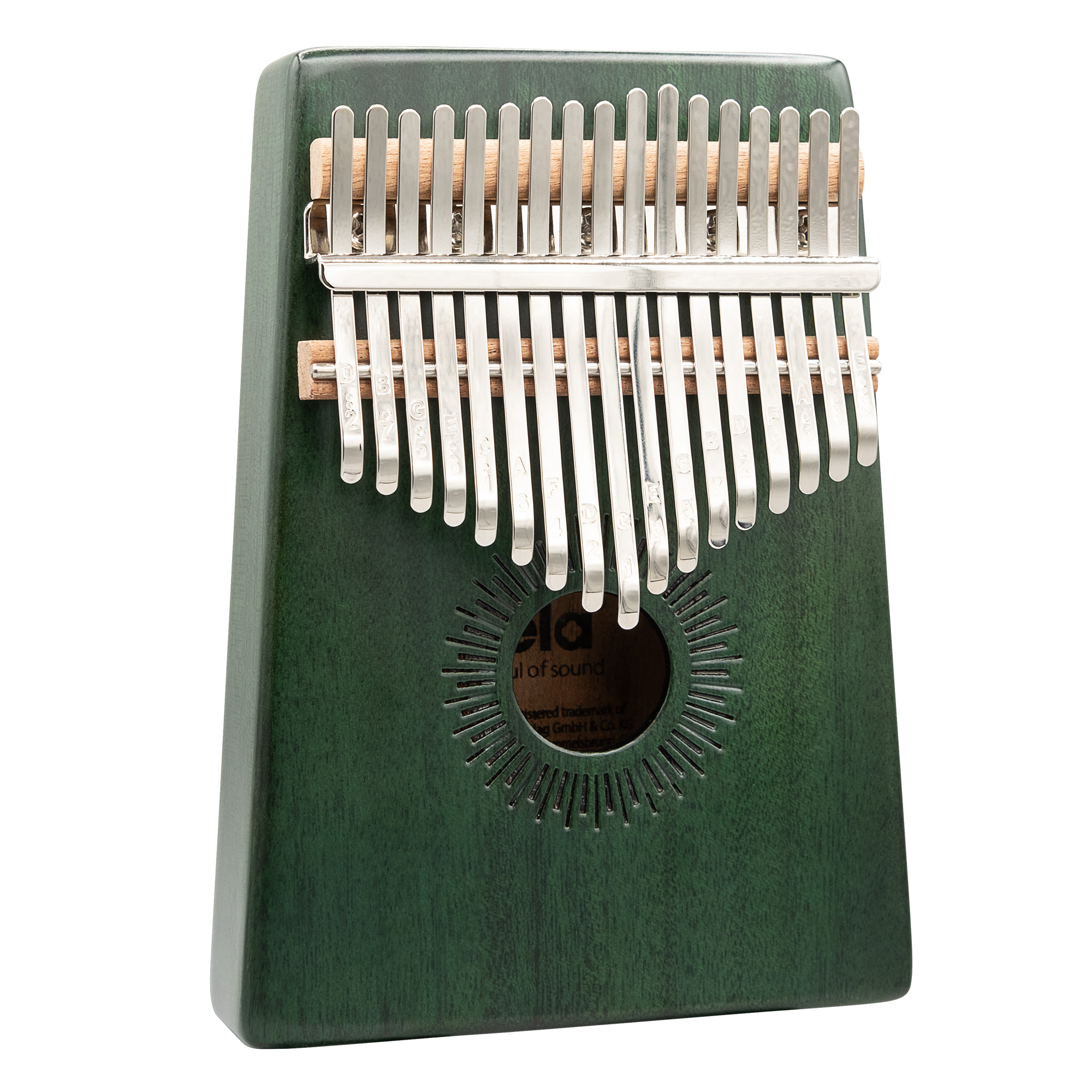 Kalimba Mahogany 17 Green