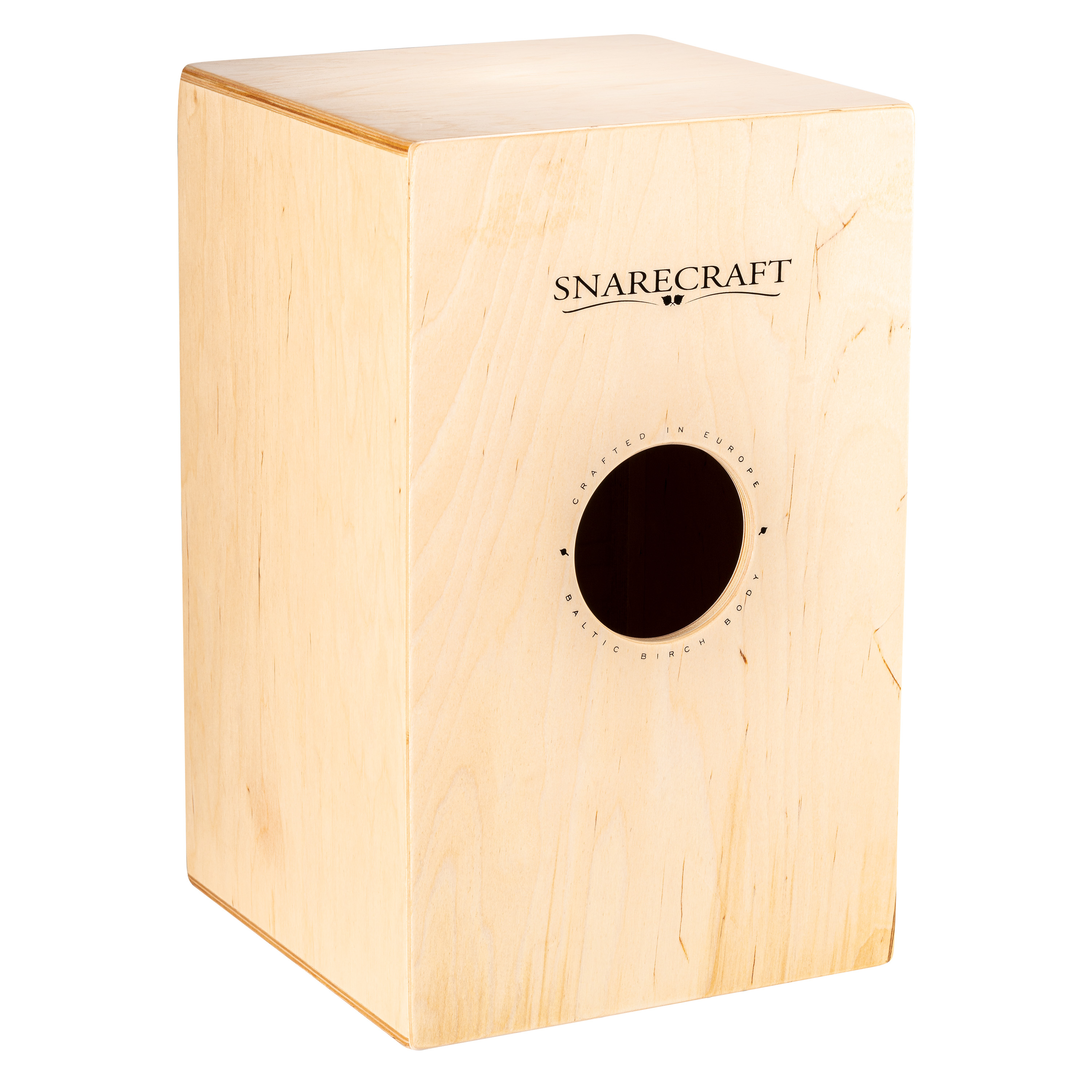 SC100RDB Snarecraft 100 Cajon Almond, Red Burst