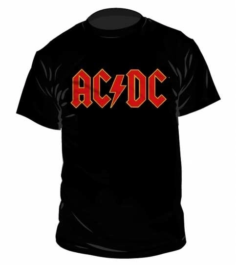 AC/DC Logo T Shirt L