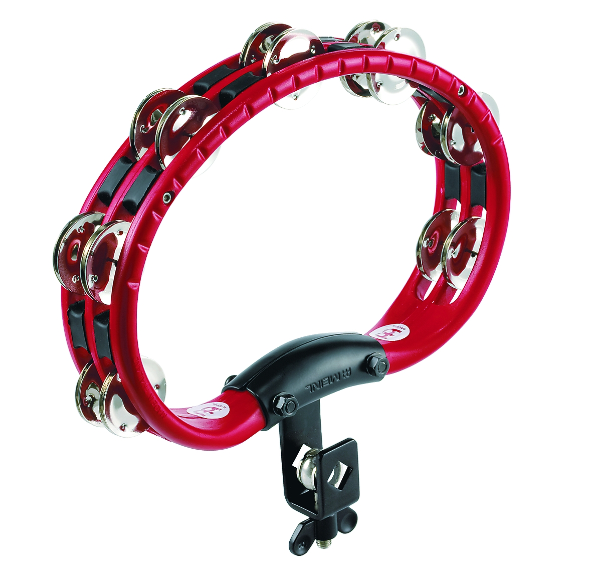 TMT2R Tambourine 2 reihig - Montierbar - rot