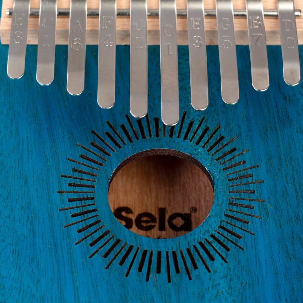 Kalimba Mahogany 10 Blue