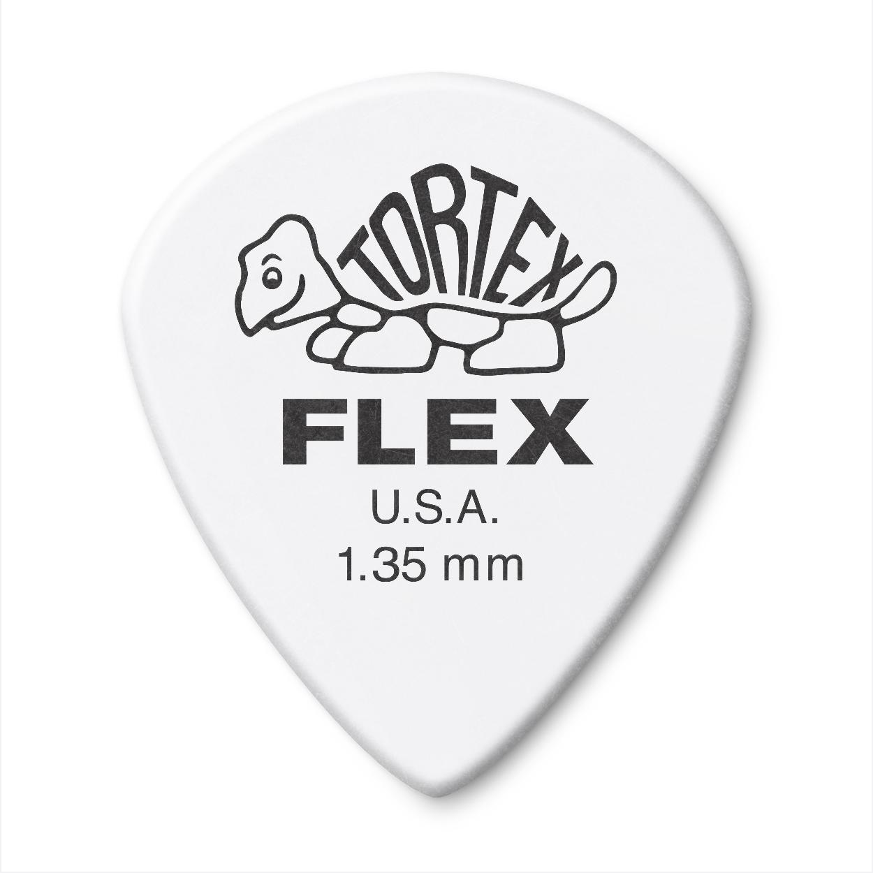 Tortex Flex Jazz III Picks Player´s Pack, 6 pcs., white, 1.35 mm