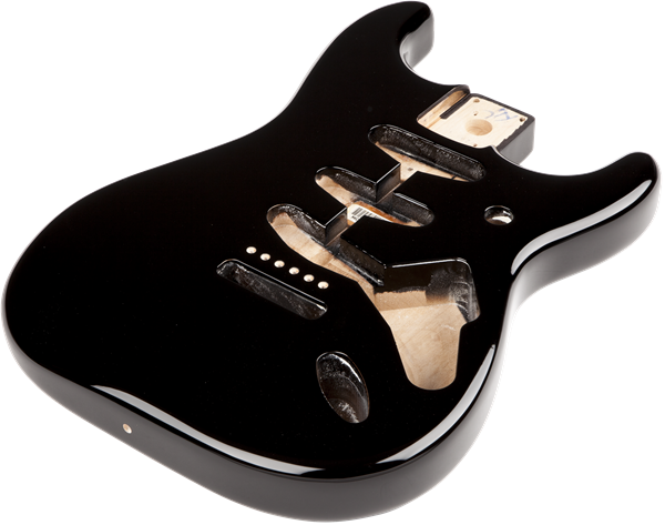 Classic Series 60's Stratocaster® SSS Alder Body Vintage Bridge Mount, Black