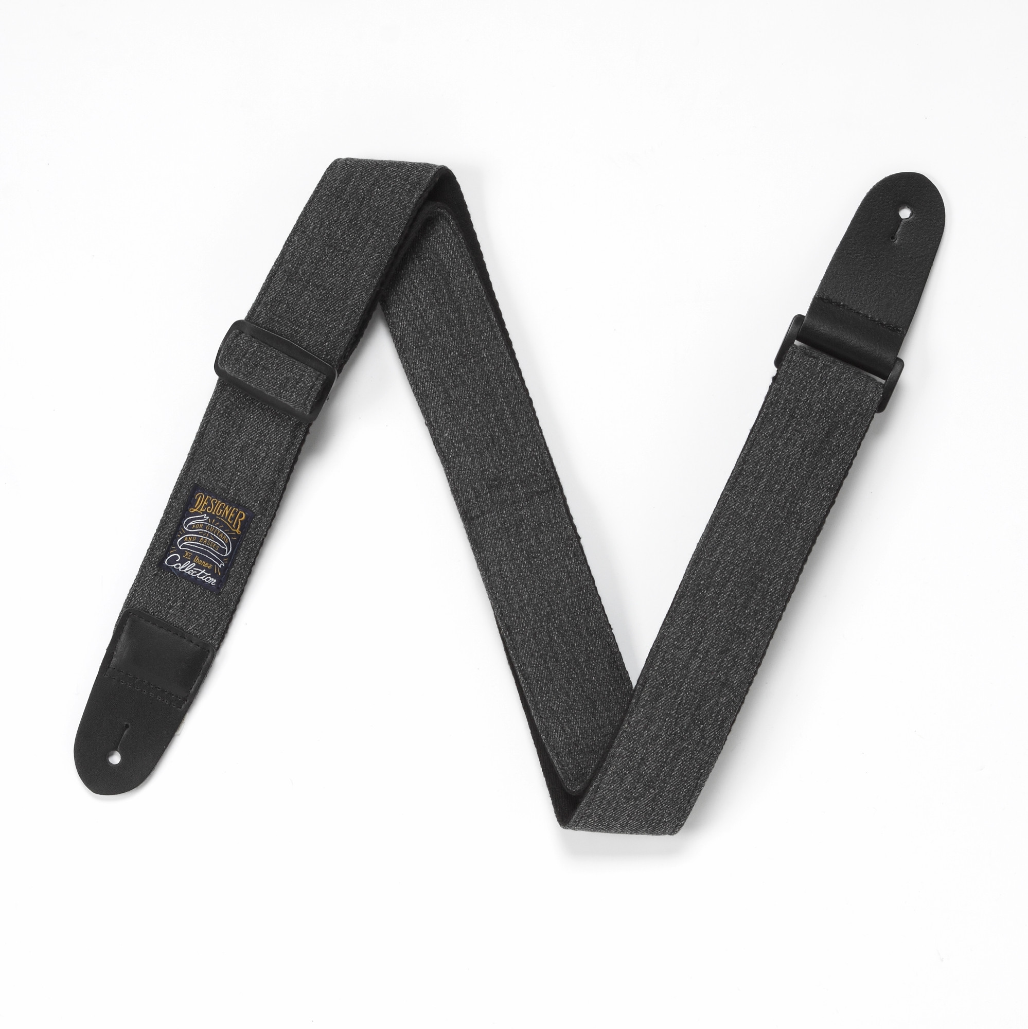 Designer Strap Black Denim