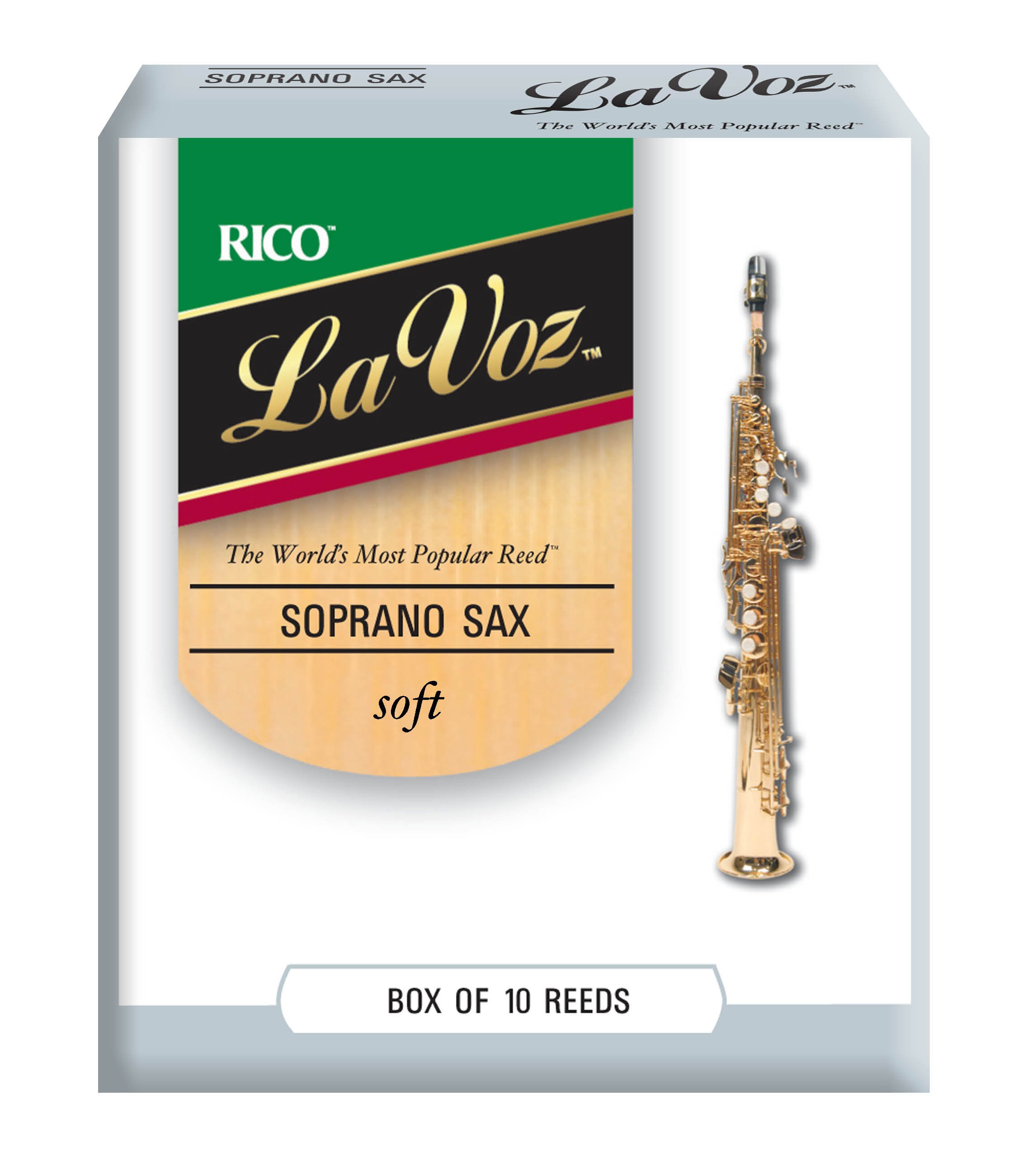 La Voz Sopransaxophonblätter S 10er Packung