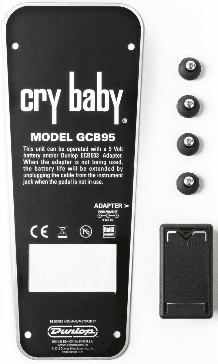 Cry Baby Standard Wah Bodenplatte Ersatz-Kit