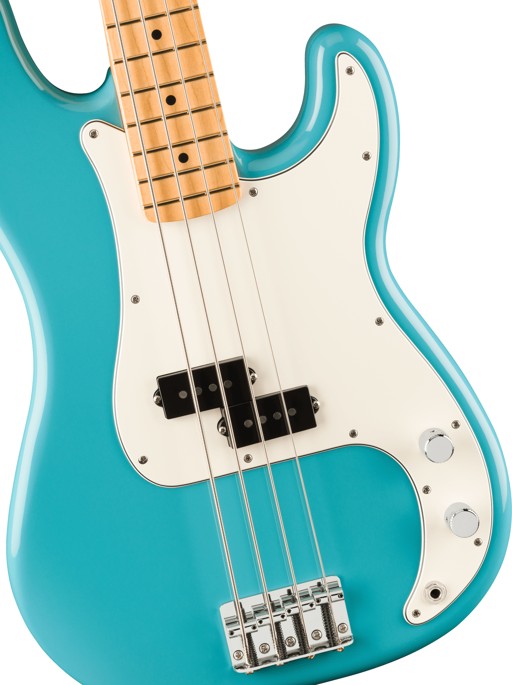 Player II Precision Bass MN Aquatone Blue