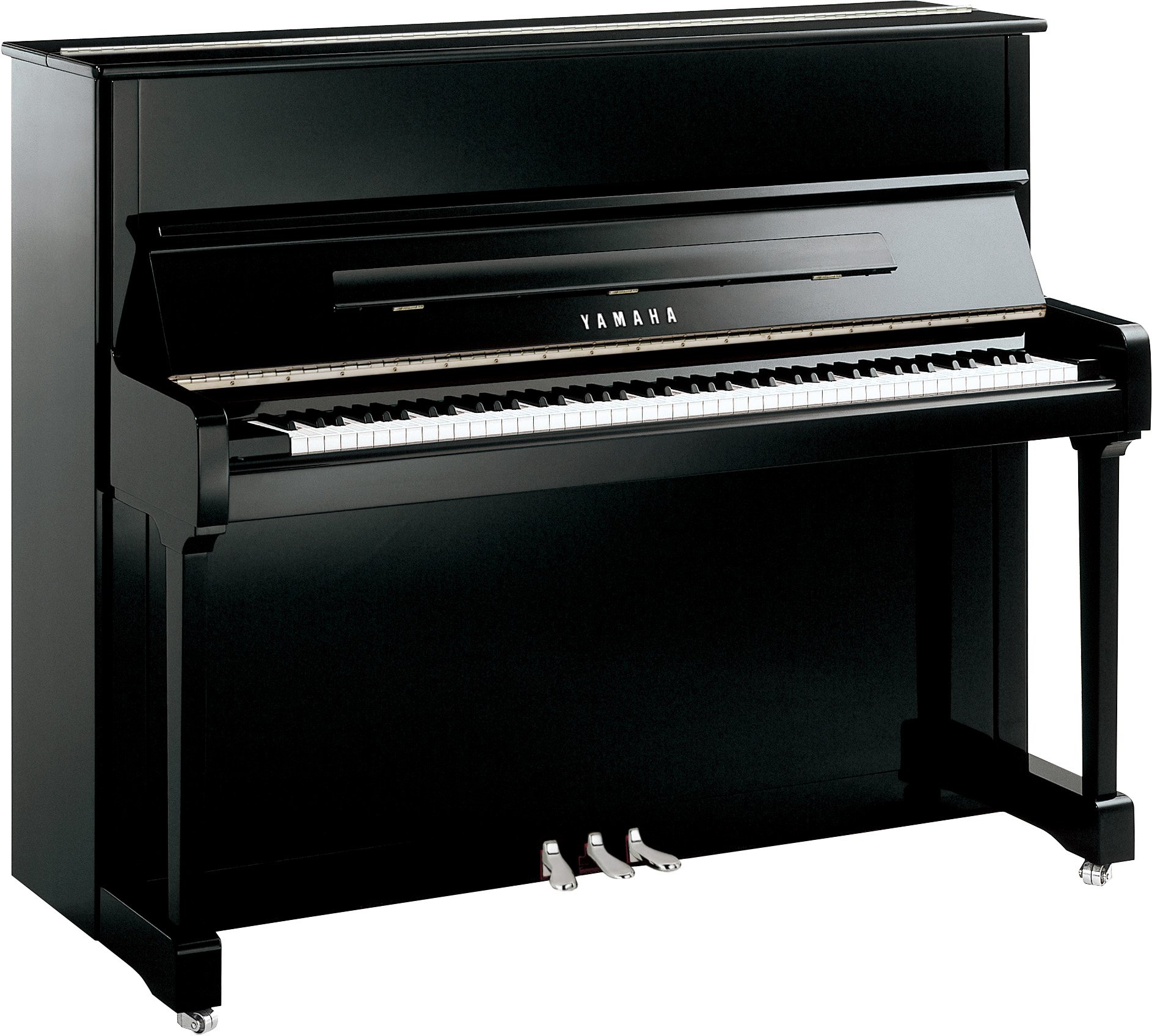 P 121 M SH3 PEC Silent Piano schwarz poliert, Chromgarnitur