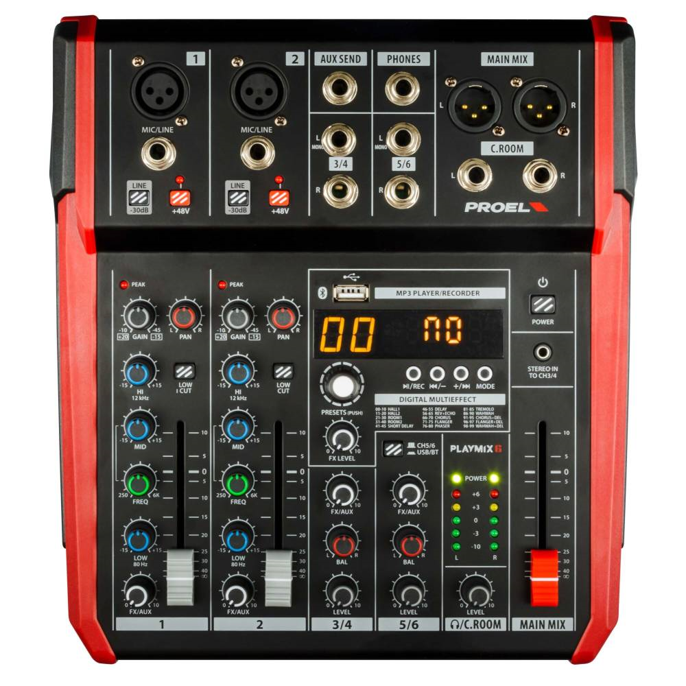 PLAYMIX 6 Kompakter 6-IN-Mixer