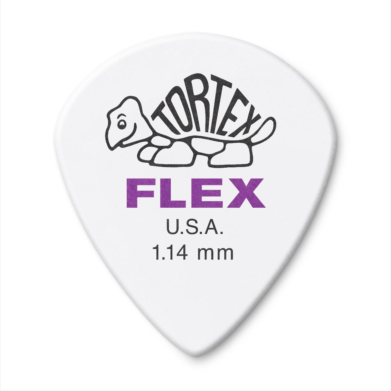 Tortex Flex Jazz III Picks Player´s Pack, 6 pcs., white, 1.14 mm