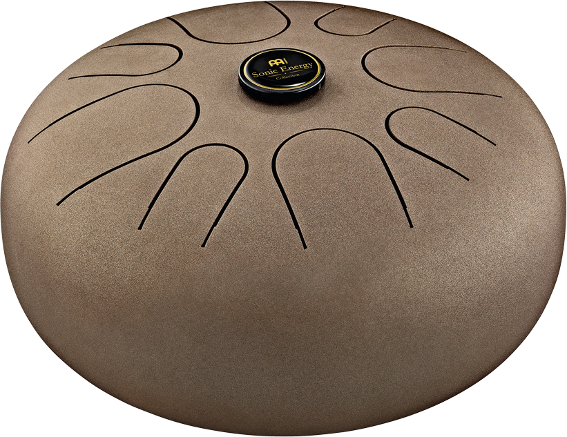 Sonic Energy Steel Tongue Drum A-Minor Vintage Brown