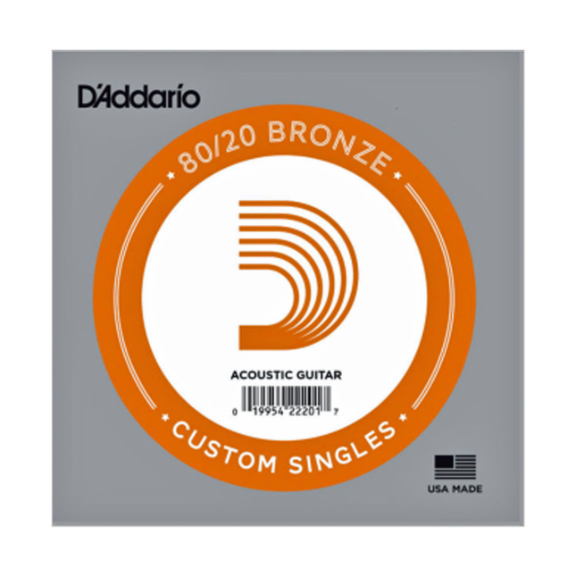 BW034 80/20 Bronze Wound Singles