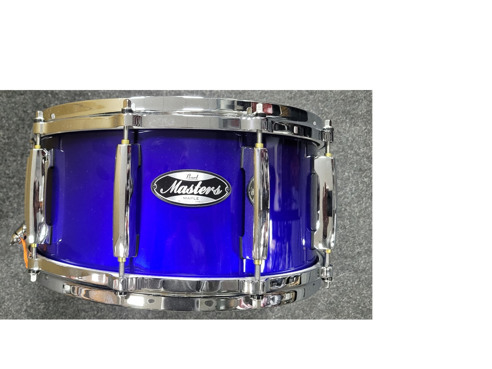 14"x6.5" Masters Maple Snare Custom F Kobalt Blue Fade Metallic