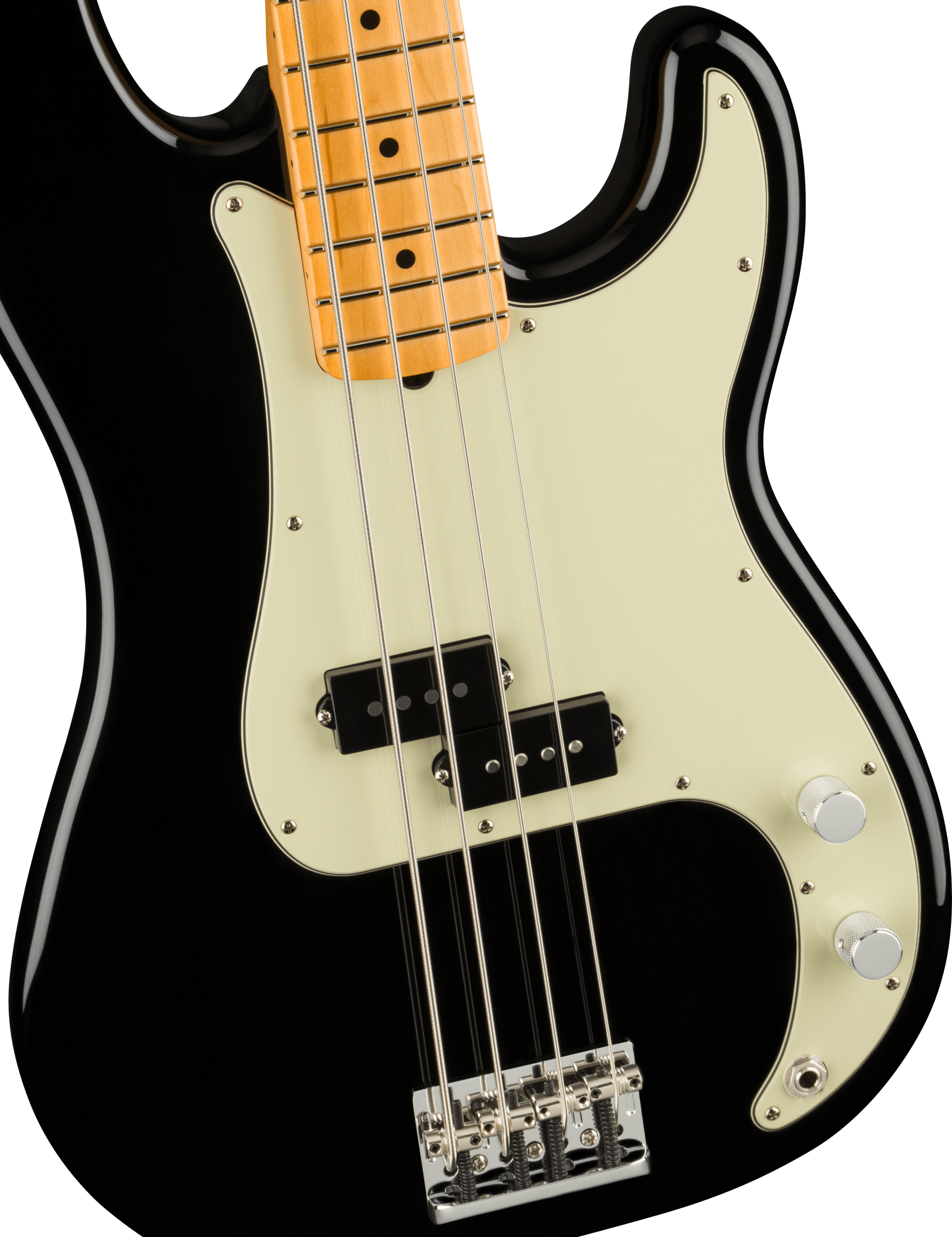 American Professional II Precision Bass Maple Fingerboard, Black