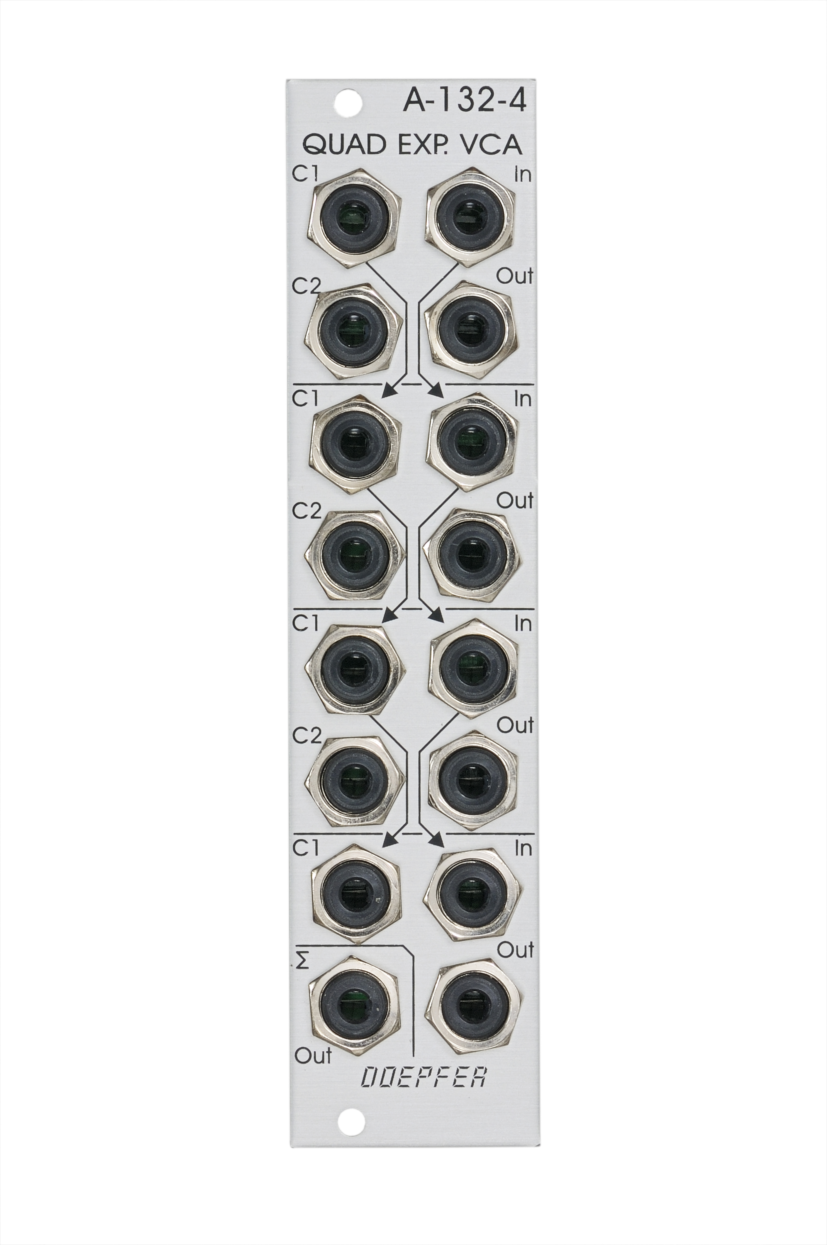 A-132-4 Quad exponential VCA