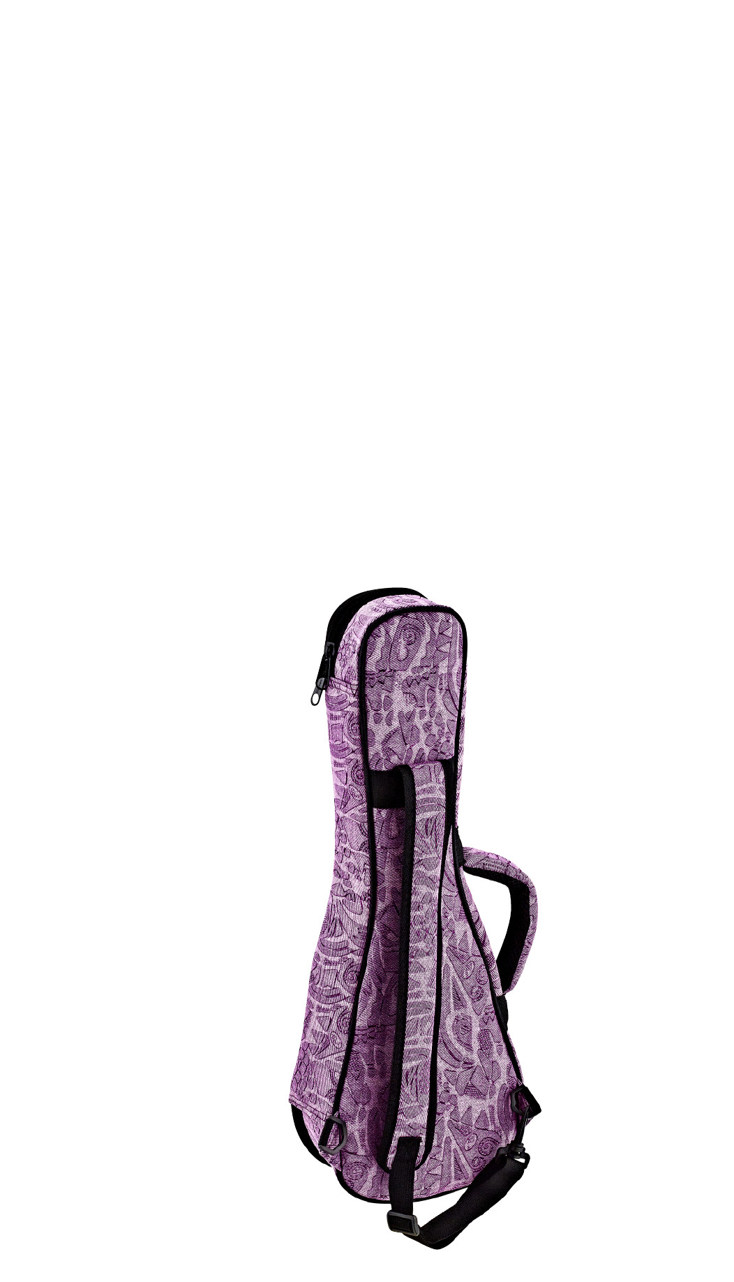 Gigbag f. Sopran Ukulelen Denim Look Purple