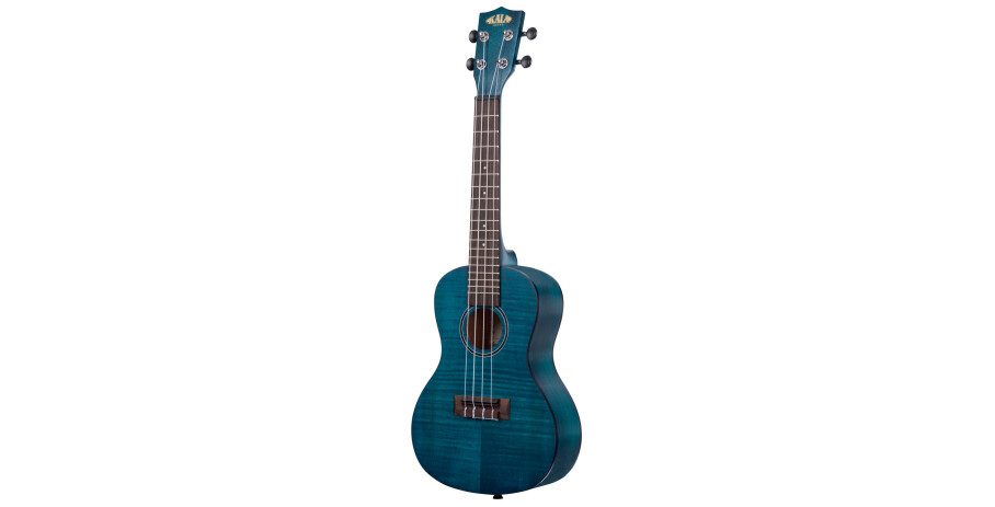 KA-CEMB - Blue Exotic Mahogany Concert Ukulele