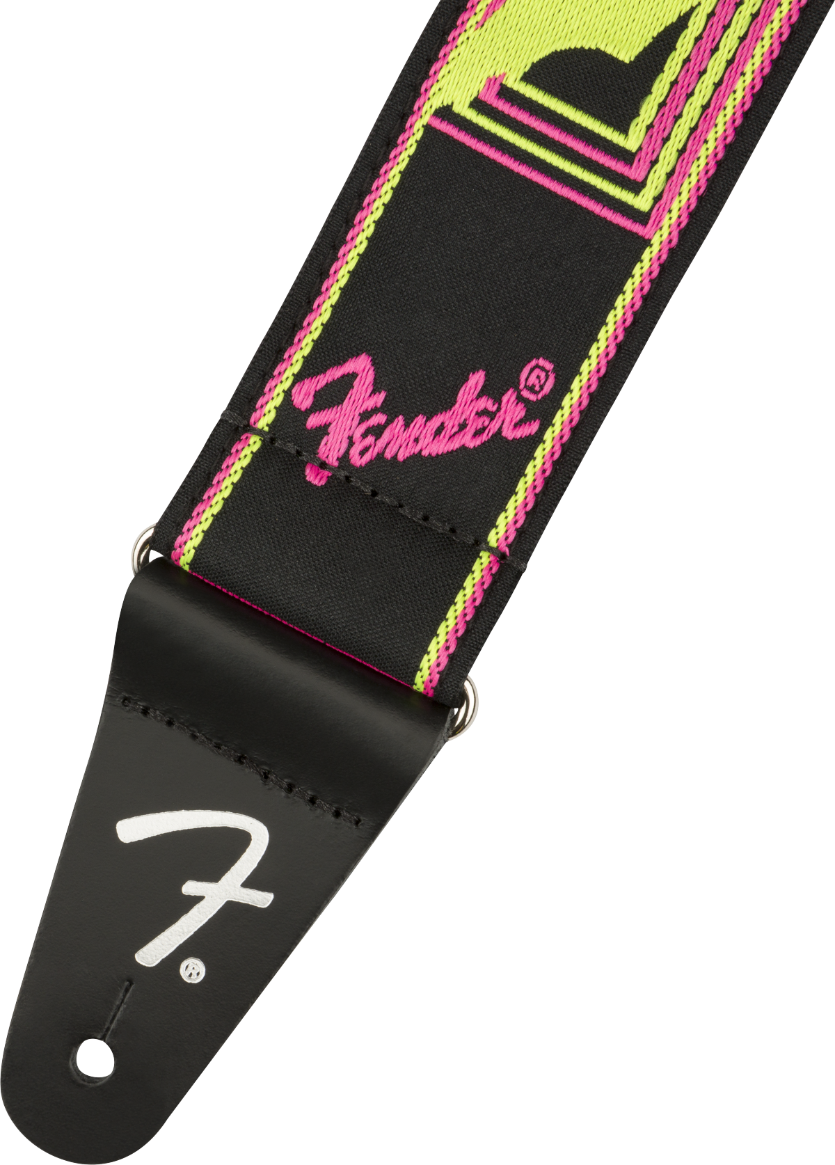 Neon Monogrammed Strap pink und yellow