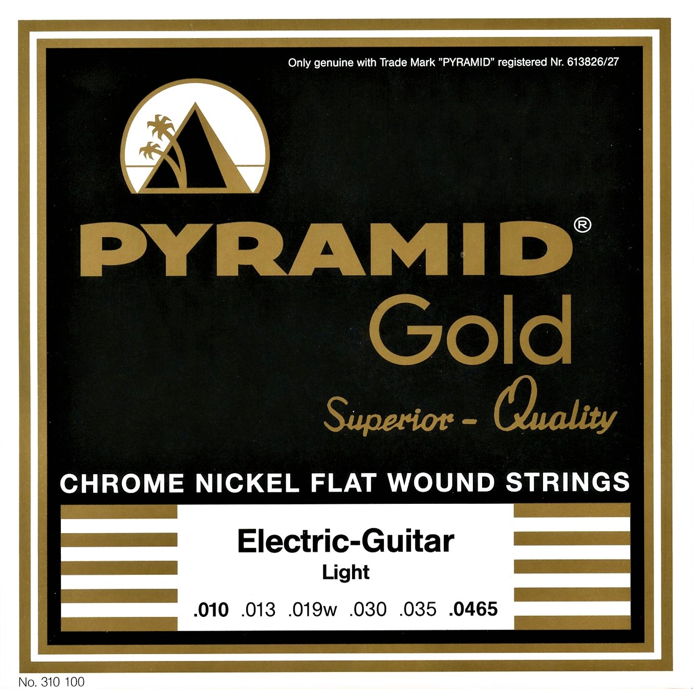 Gold Flatwound 010-0465