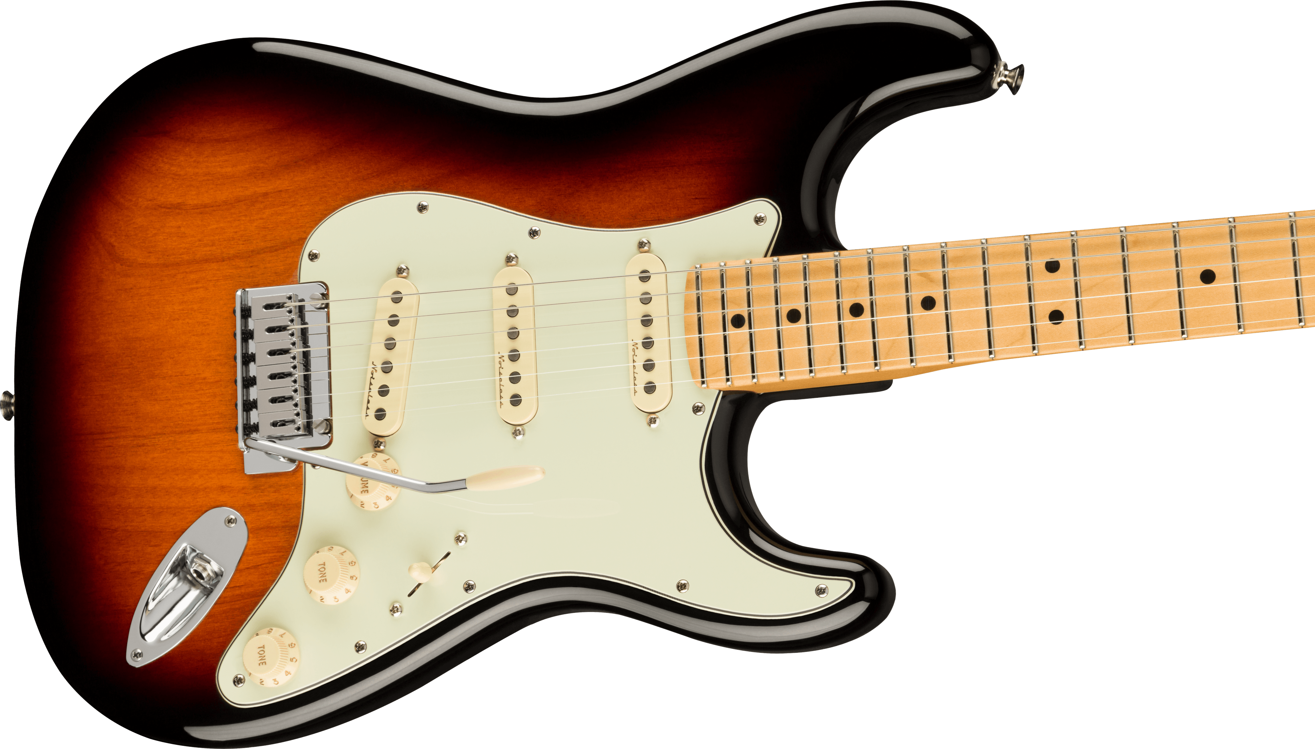 Player Plus Stratocaster, MN, 3-Color Sunburst