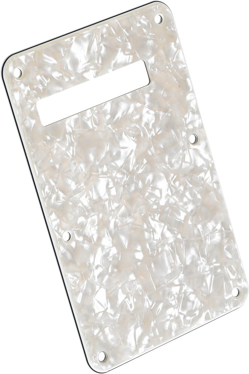 Back Plate Tremoloabdeckung  White Moto