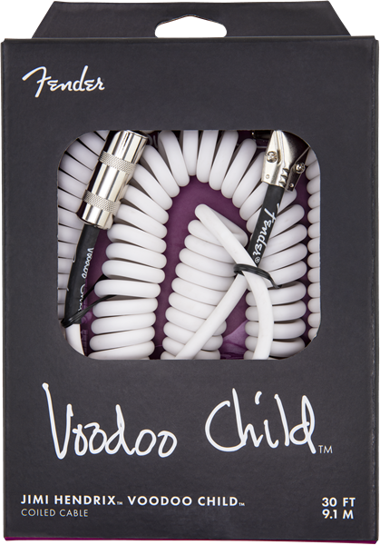 Hendrix Voodoo Child Cable White 30"