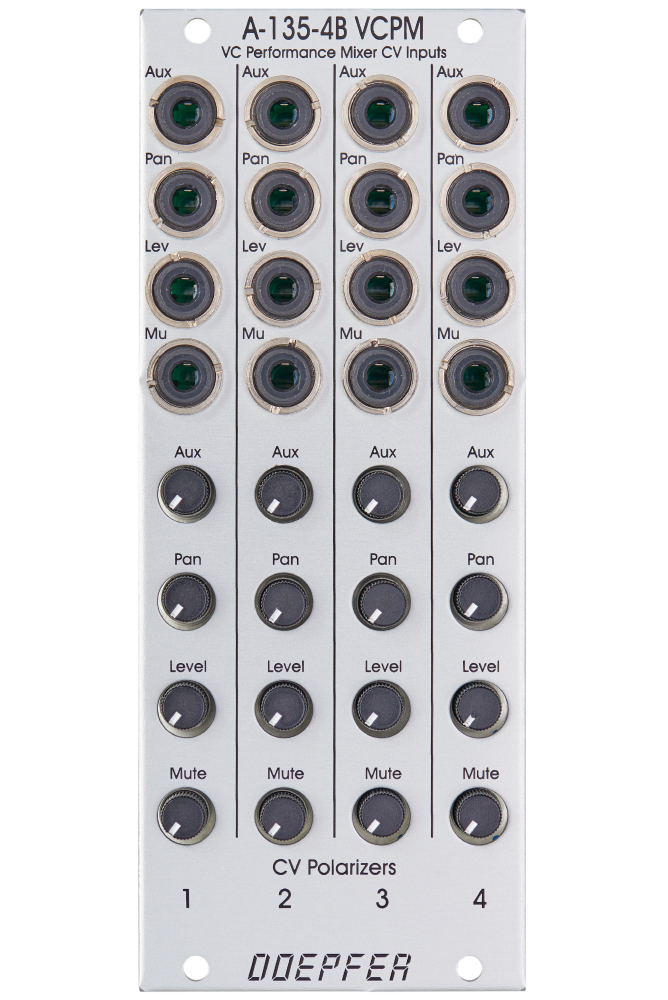 A-135-4A/B Voltage Controlled Performance Mixer Modules