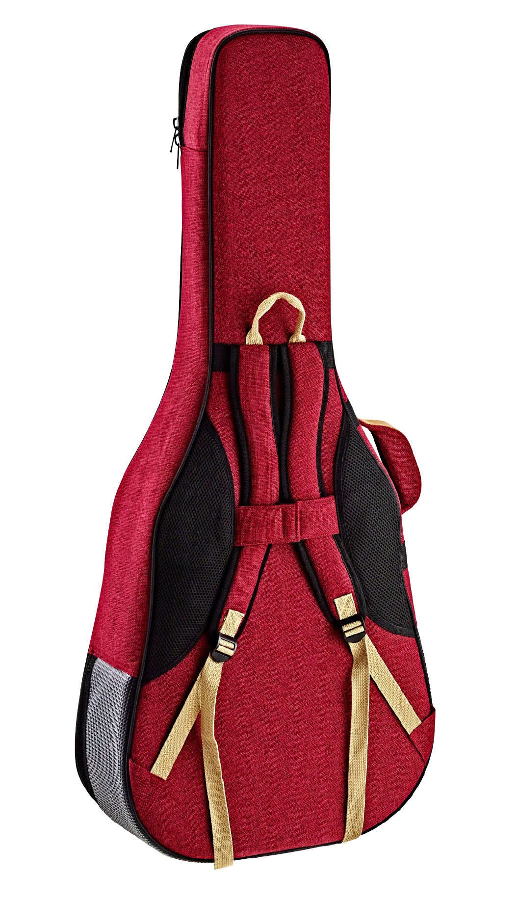 Softcase für Dreadnought Gitarre Bordeaux Wine