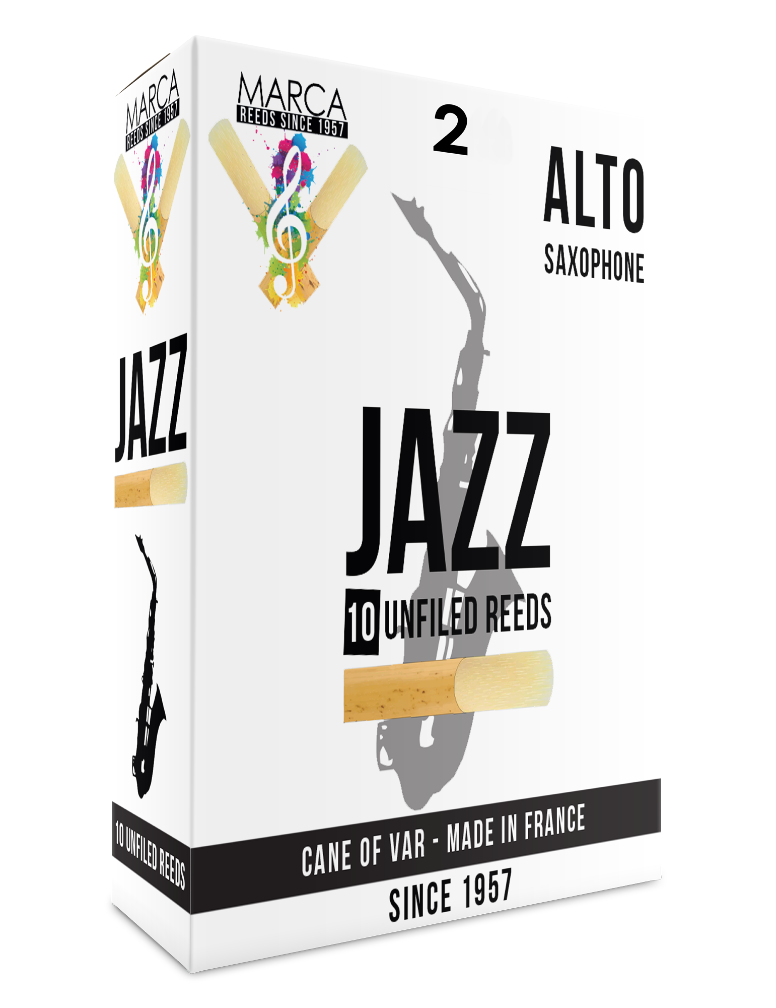 Jazz Unfiled Altsaxophon 2,0 10er Packung