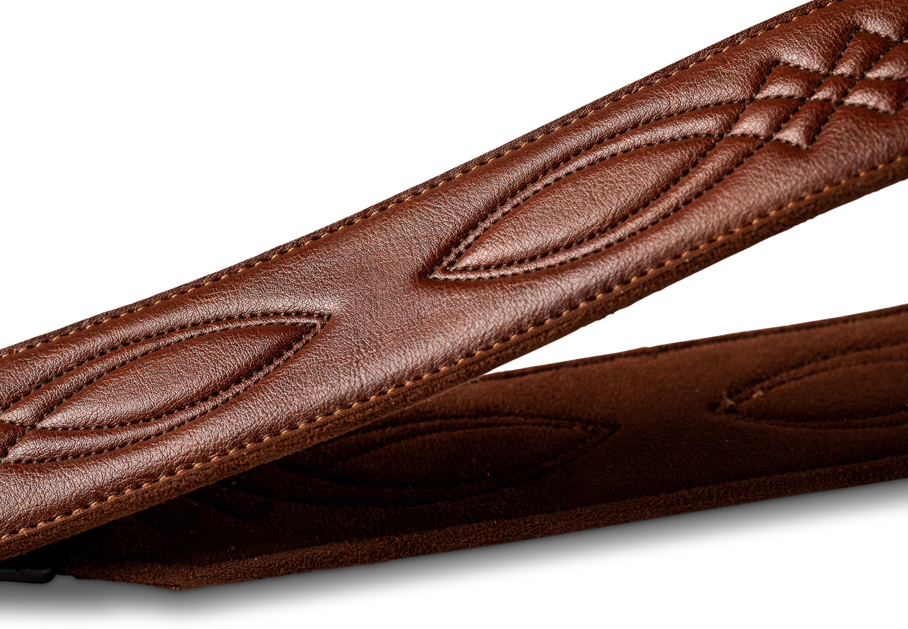 Vegan Leather Strap,Med Brown 4201-20