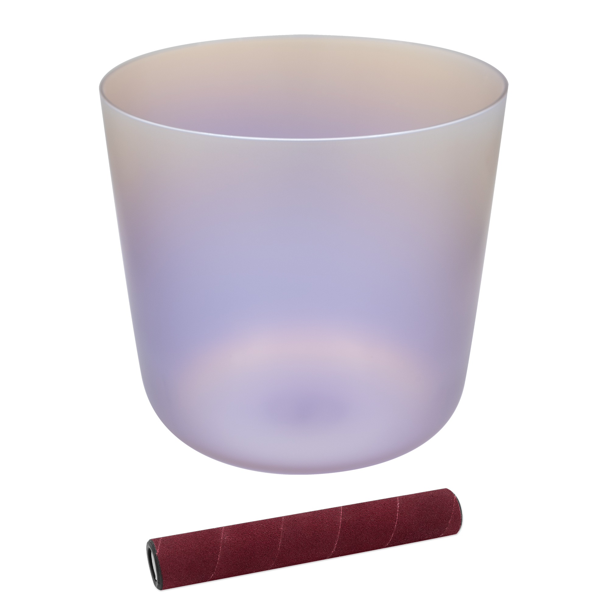 Infinity Singing Bowl - B3, Light Purple, 7.0" 432 Hz Kristallklangschale