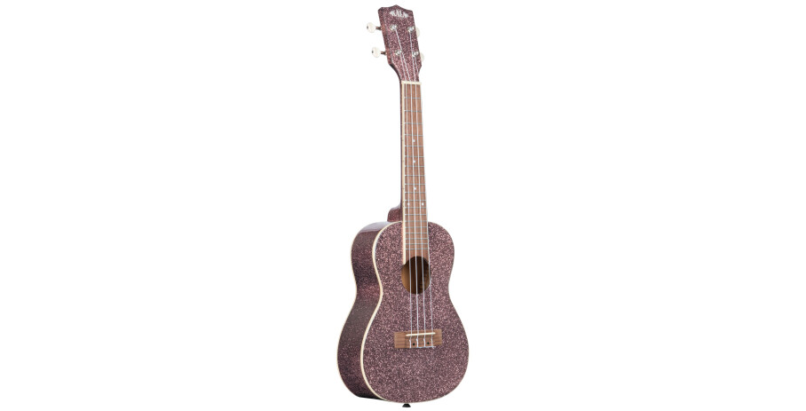 Sparkle Series Pink Champagne Concert Ukulele with Bag (UB-C)