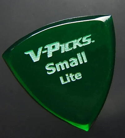 V-Pick Small Pointed Lite Pick green