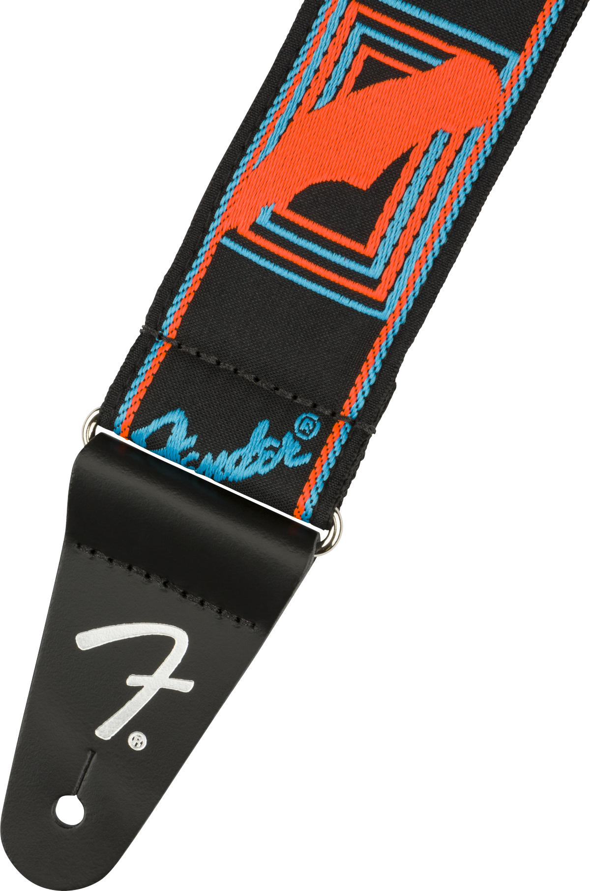 Neon Monogrammed Strap blue and Orange