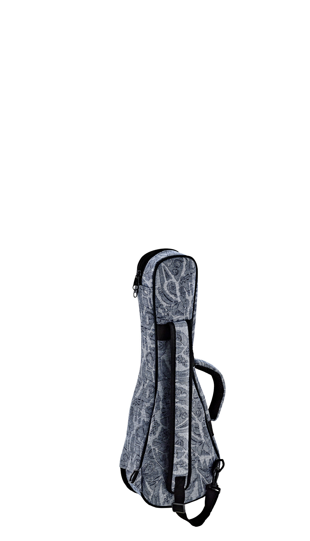 Gigbag f. Sopran Ukulelen Denim Look blue