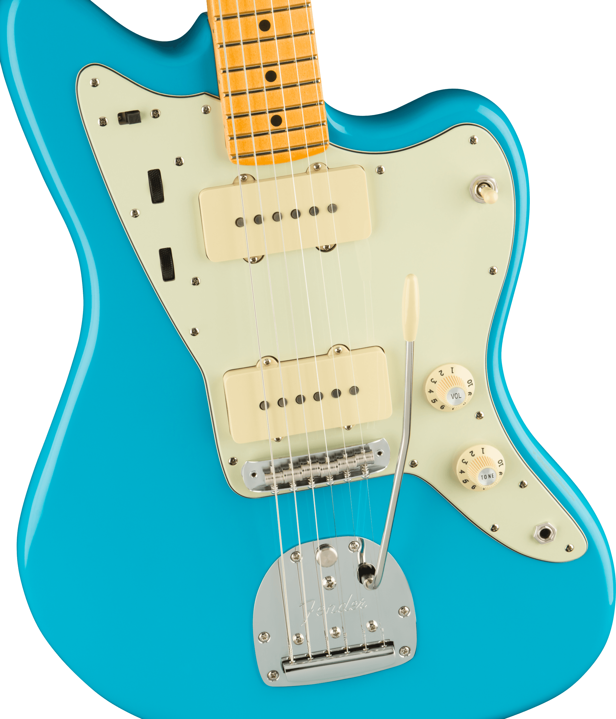 American Professional II Jazzmaster Maple Fingerboard, Miami Blue