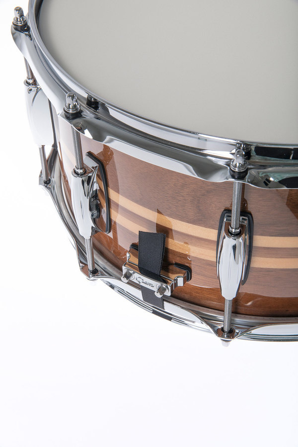 Full Range Snare Walnut / Maple Inlays 14"x6,5" S1-6514W-MI