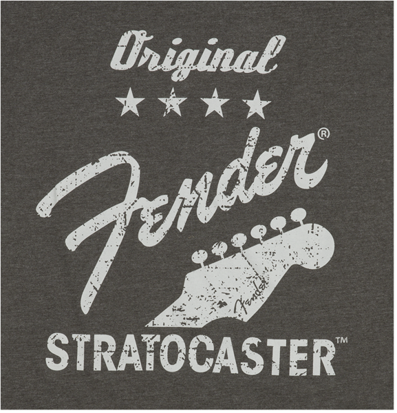 Original Stratocaster Men's Tee, Gray, Größe S