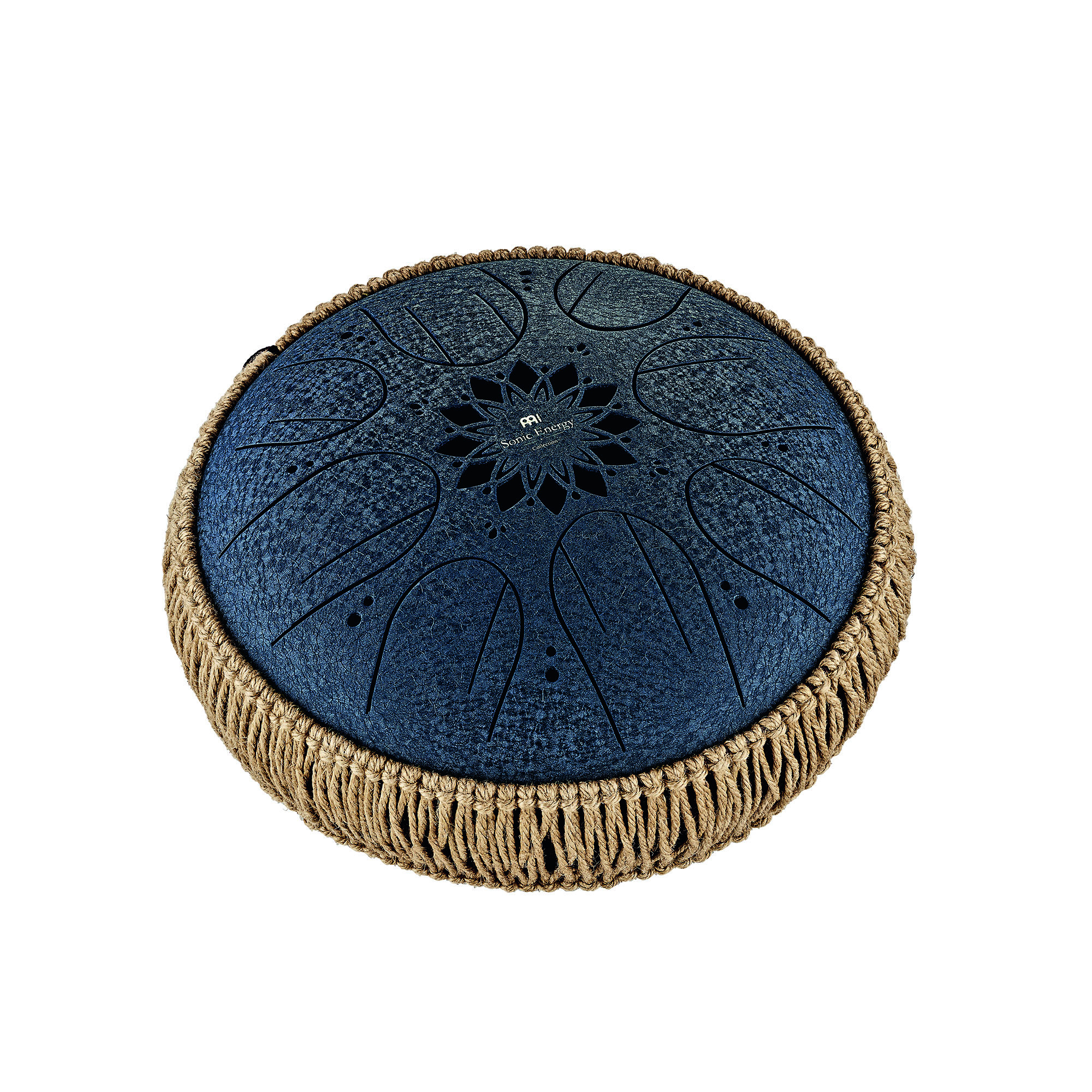 Sonic Energy Medium Octave Steel Tongue Drum, Marineblau, C Moll (432 Hz), 8 Töne, 10" / 25 cm