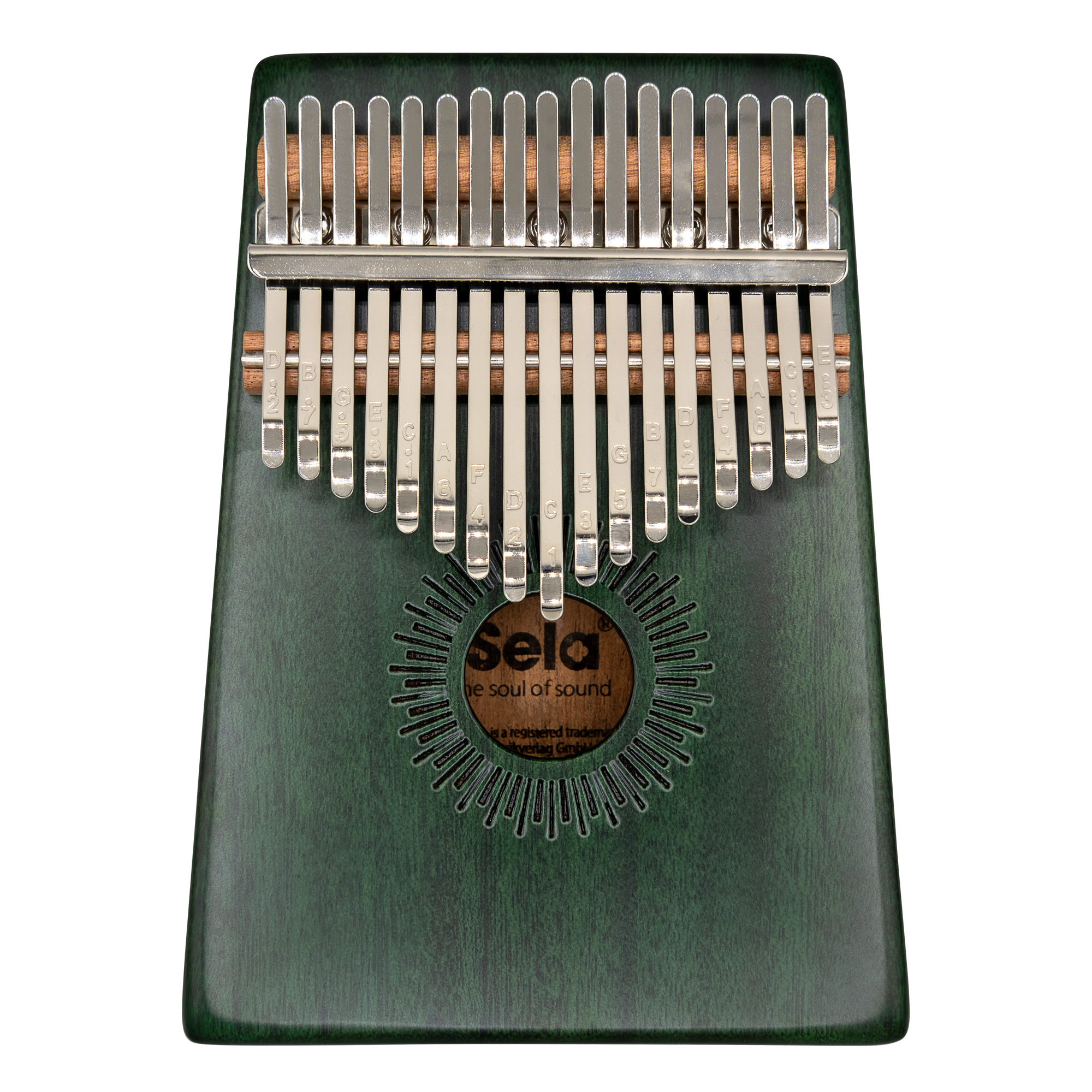 Kalimba Mahogany 17 Green