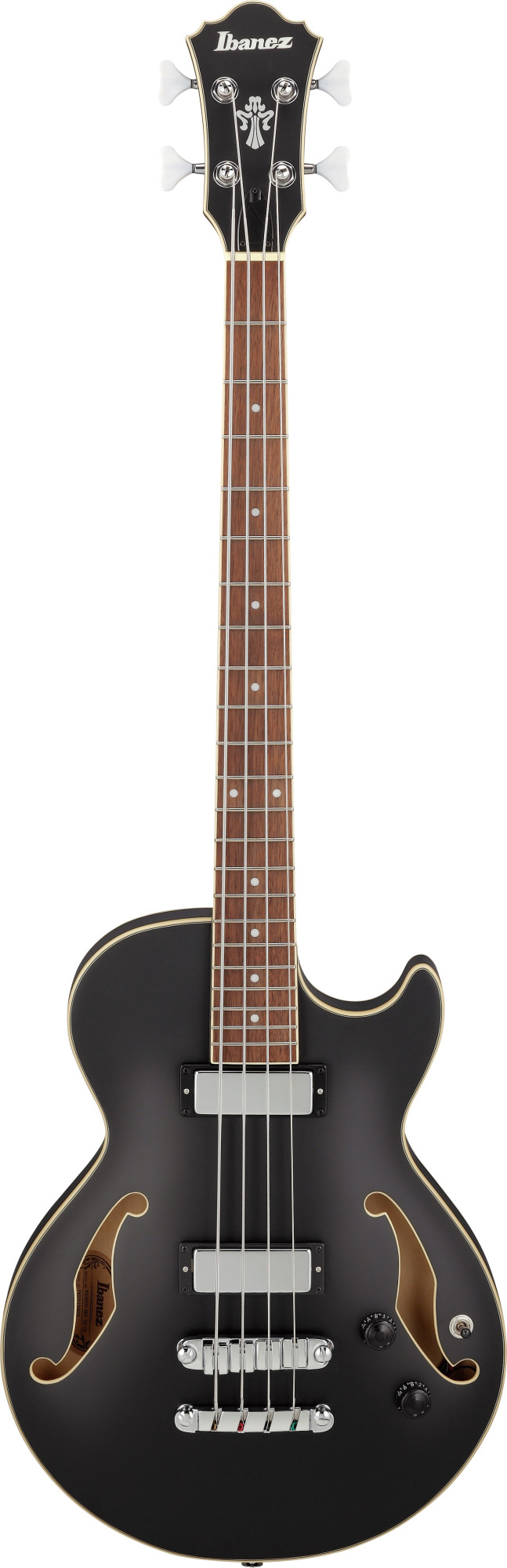 Artcore Semi-hollow 4 String - Black Flat