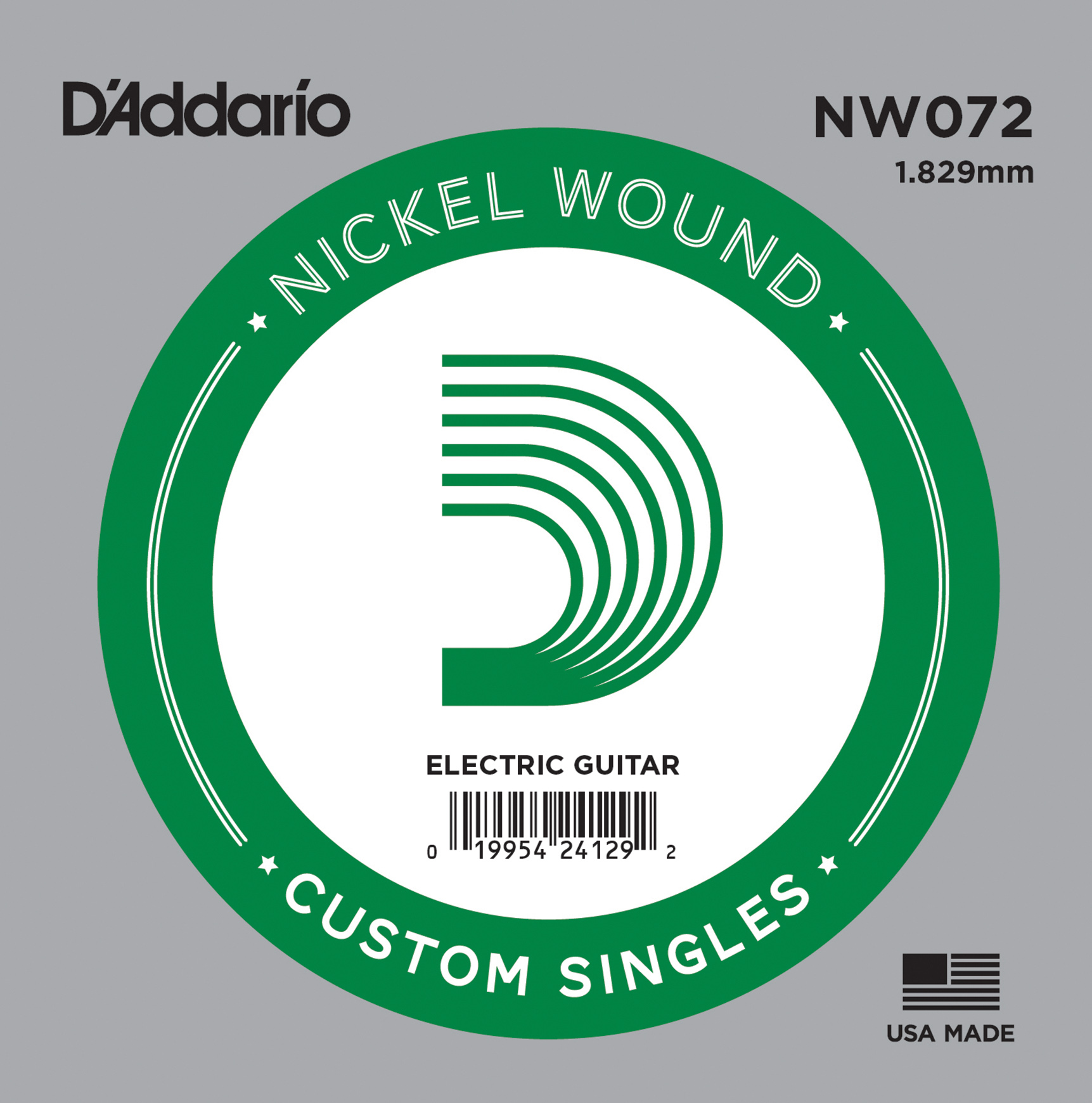 NW072 Nickel Round Wound 72