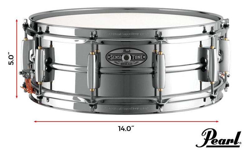 14"x5" Sensitone SD 1 OMM Steel Shell