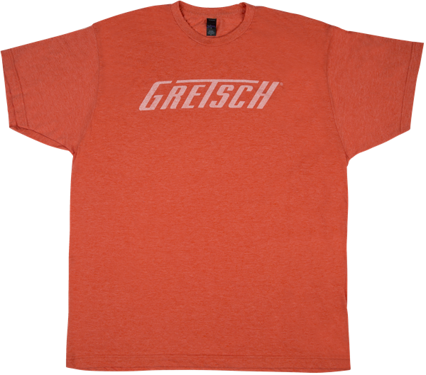 Gretsch® Logo T-Shirt Heather Orange Größe S