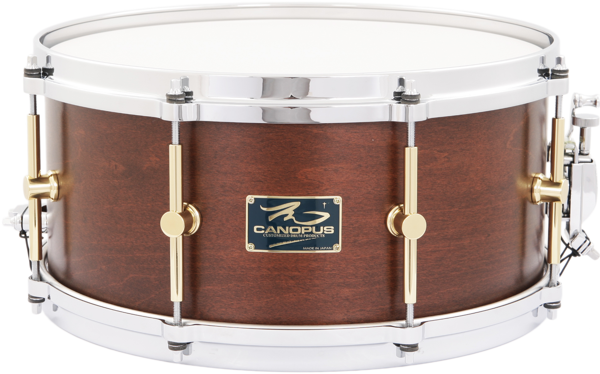 The Maple Snare 14"x6,5" Bitter Brown Oil Finish