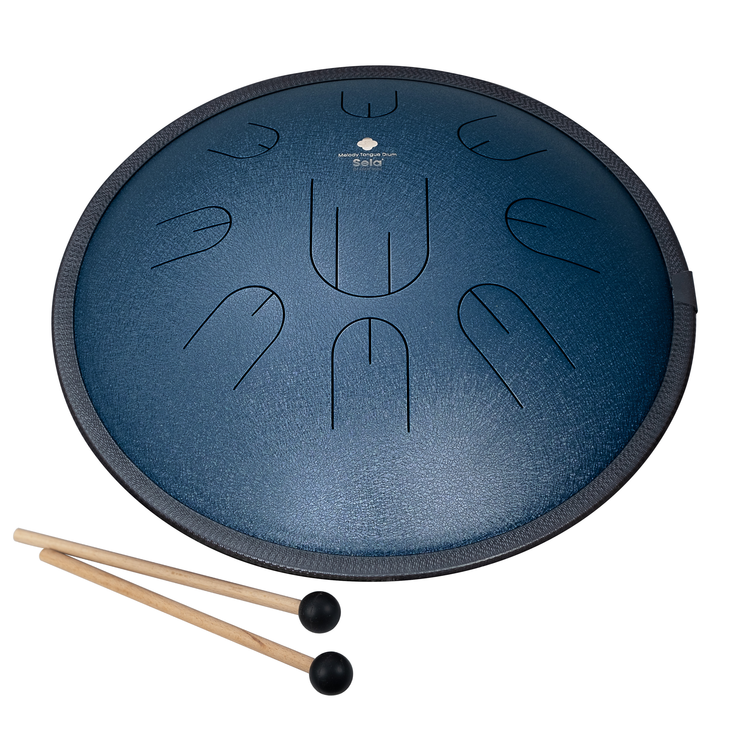 Melody Tongue Drum 14" D Amara Navy blue incl. carrying bag