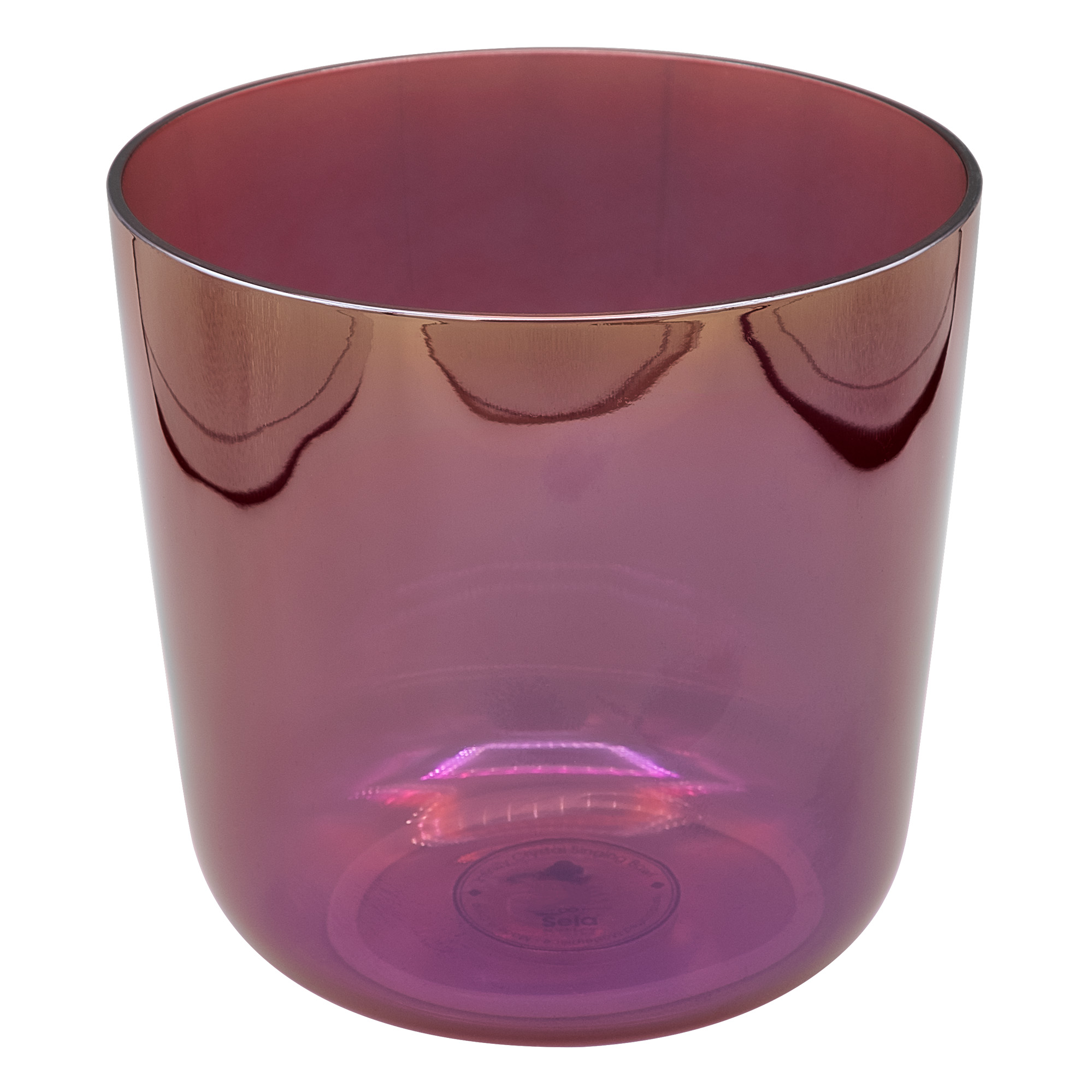 Infinity Singing Bowl - B4, Purple, 5.25" 440 Hz Kristallklangschale