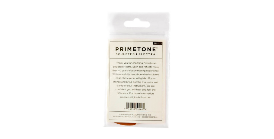 Dunlop Primetone Jazz III XL Picks, with Grip, Player's Pack, 3 pcs., brown, 0.73 mm