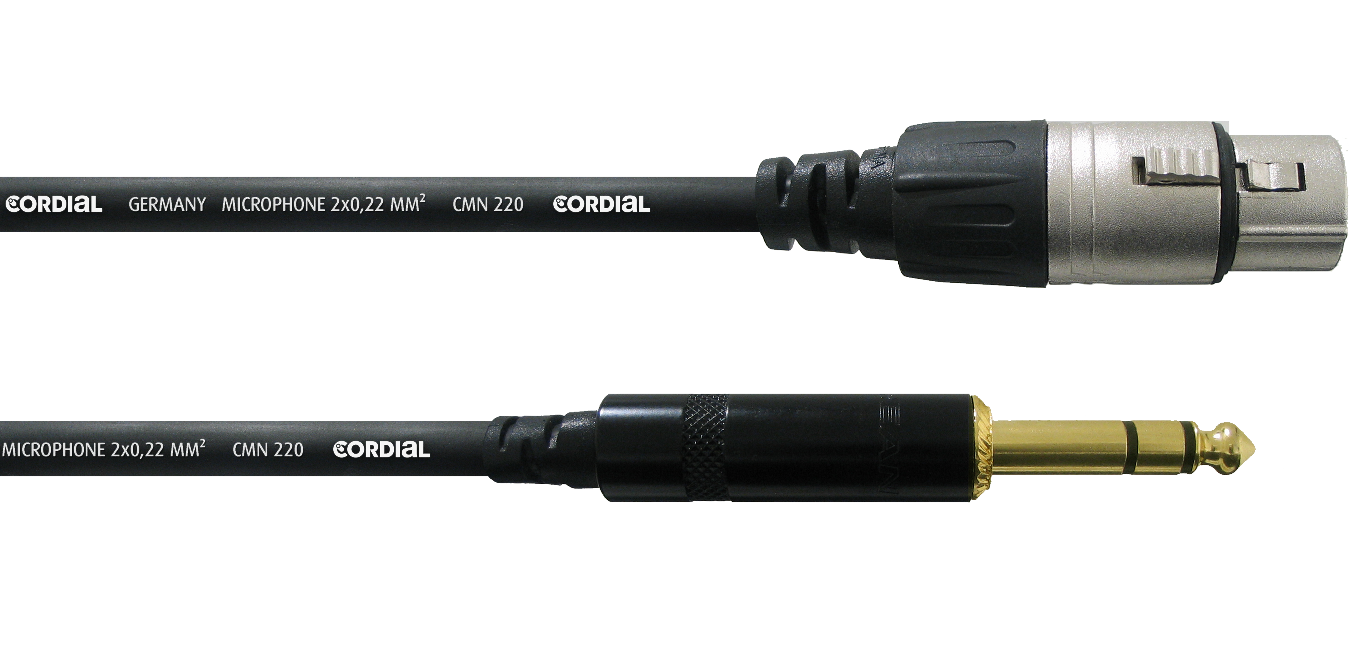 CFM 0,3 FV XLR-female/Klinke 6.3mm stereo gold