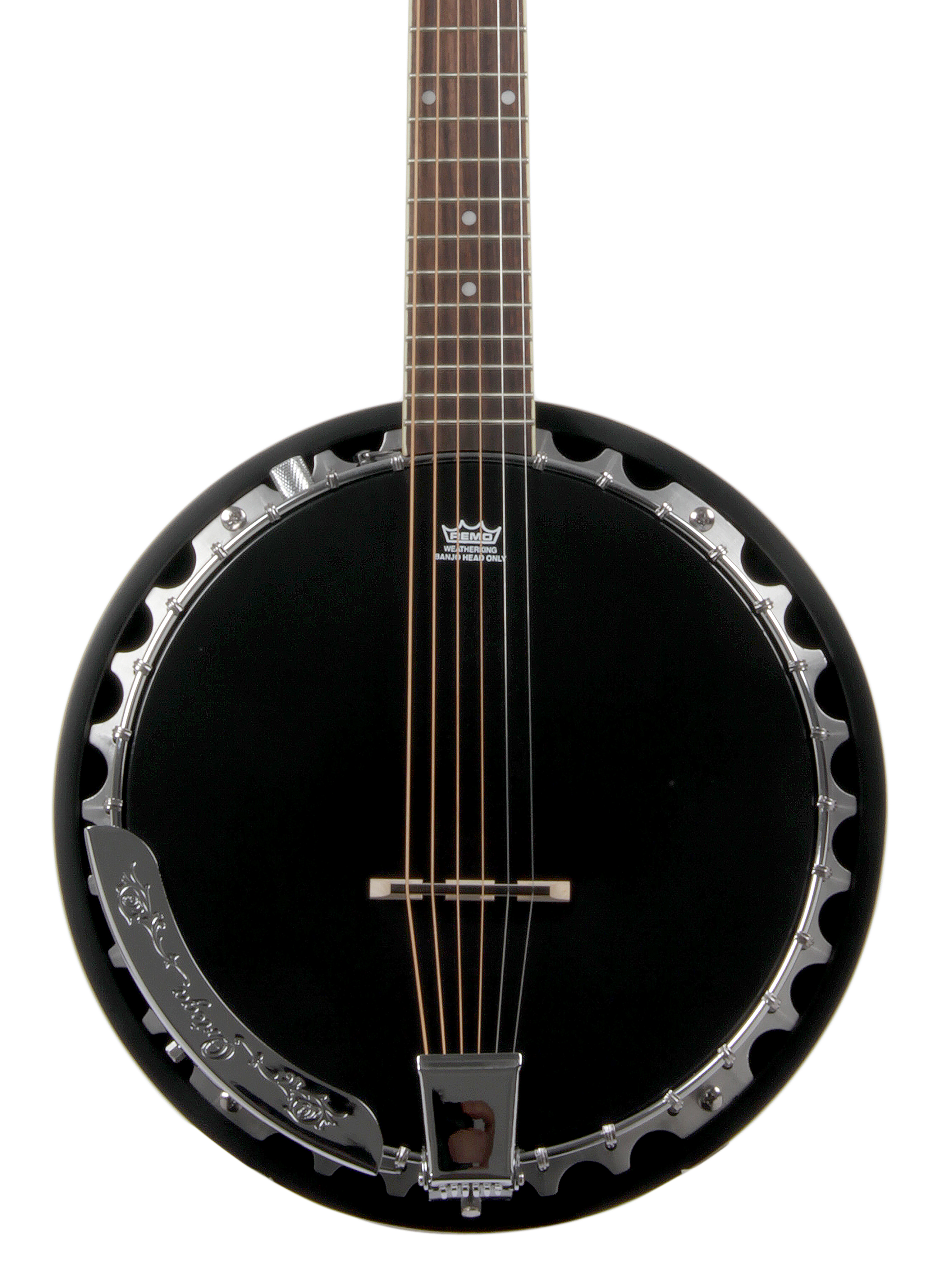 OBJE350/6-SBK Guitar-Banjo 6-str. Raven Serie